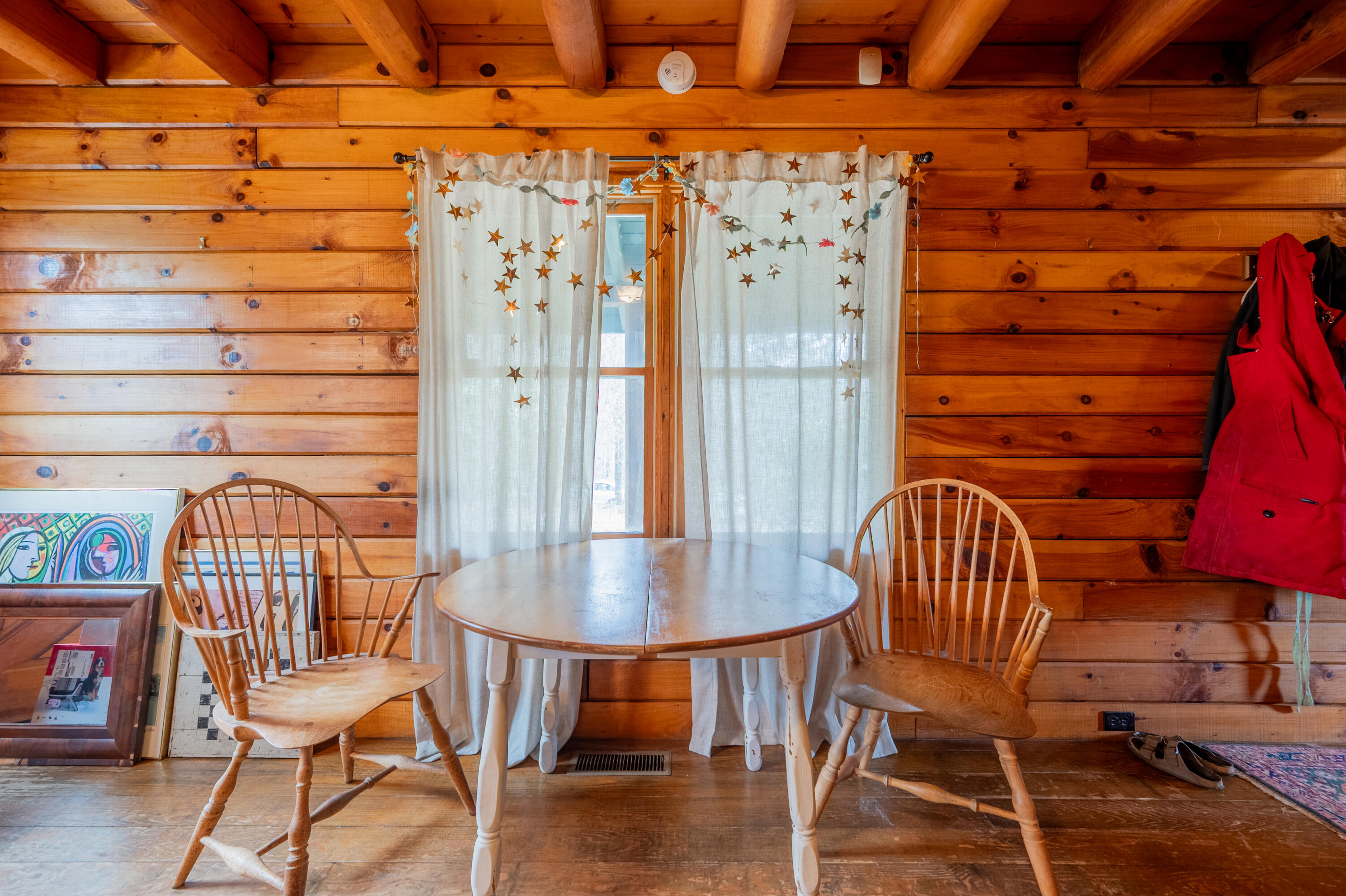 183 Pine Mountain Road Northeast Floyd, VA 24091 - Photo 17 of 54 a view of a dining room with furniture and wooden floor