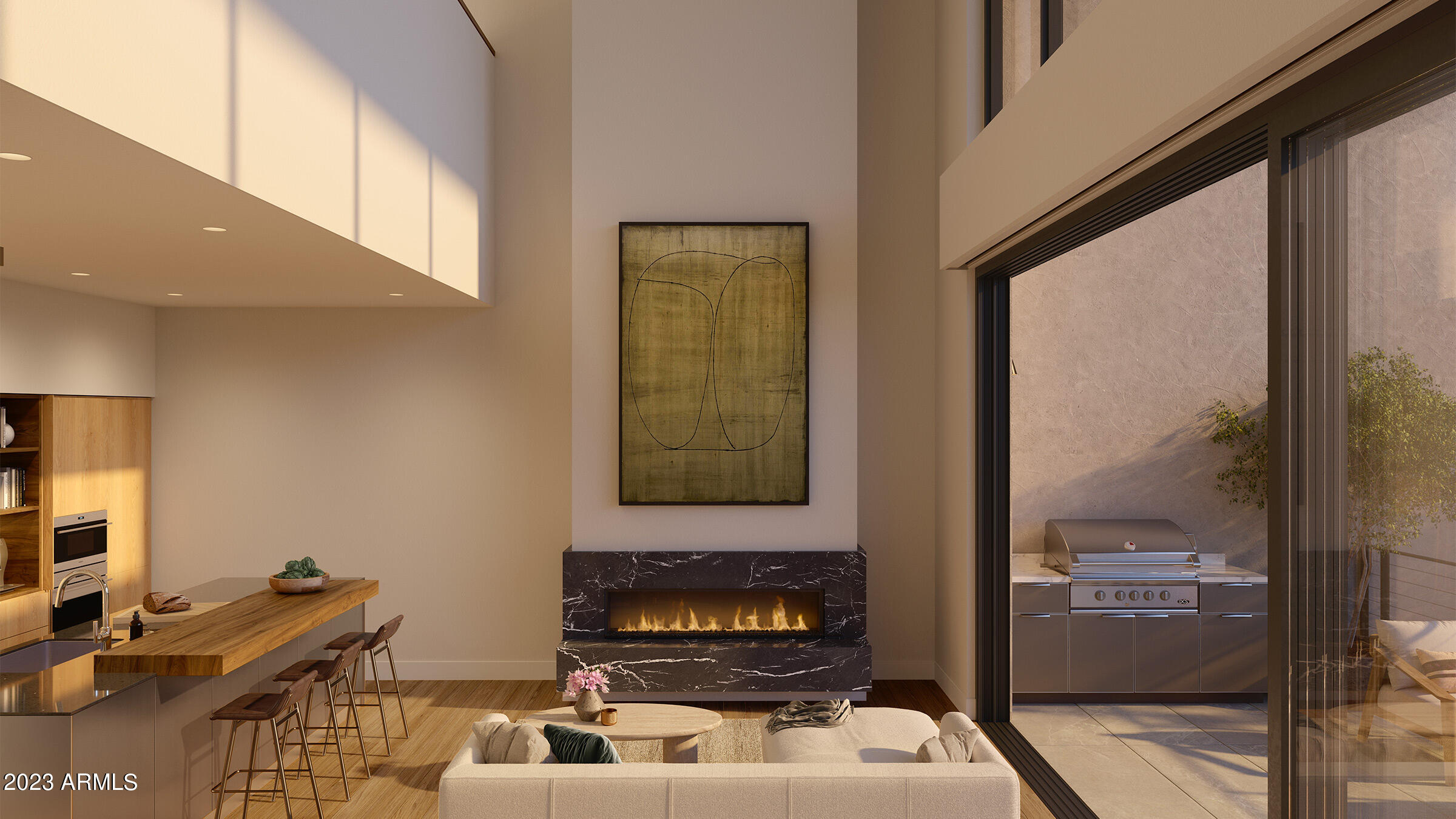 4849 North Camelback Ridge Road, Unit A208 Scottsdale, AZ 85251 - Photo 3 of 12 A103 living room