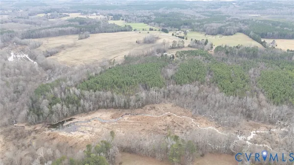 a view of a dry yard