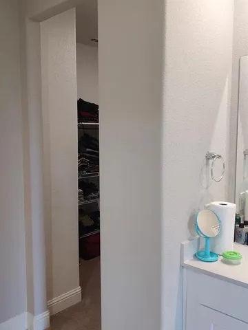 a view of bathroom with a sink