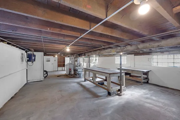 a view of storage and utility room