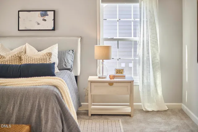 a view of empty room with windows