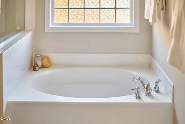 a living room with a couch and a potted plant