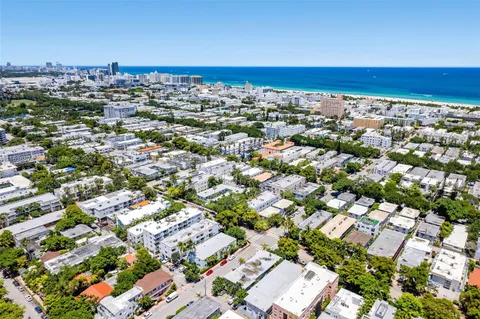 an aerial view of a city with lots of residential buildings