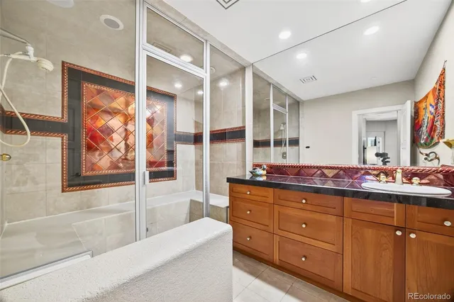 a outdoor space with furniture