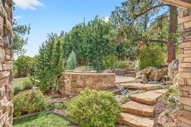 a view of outdoor space yard and swimming pool