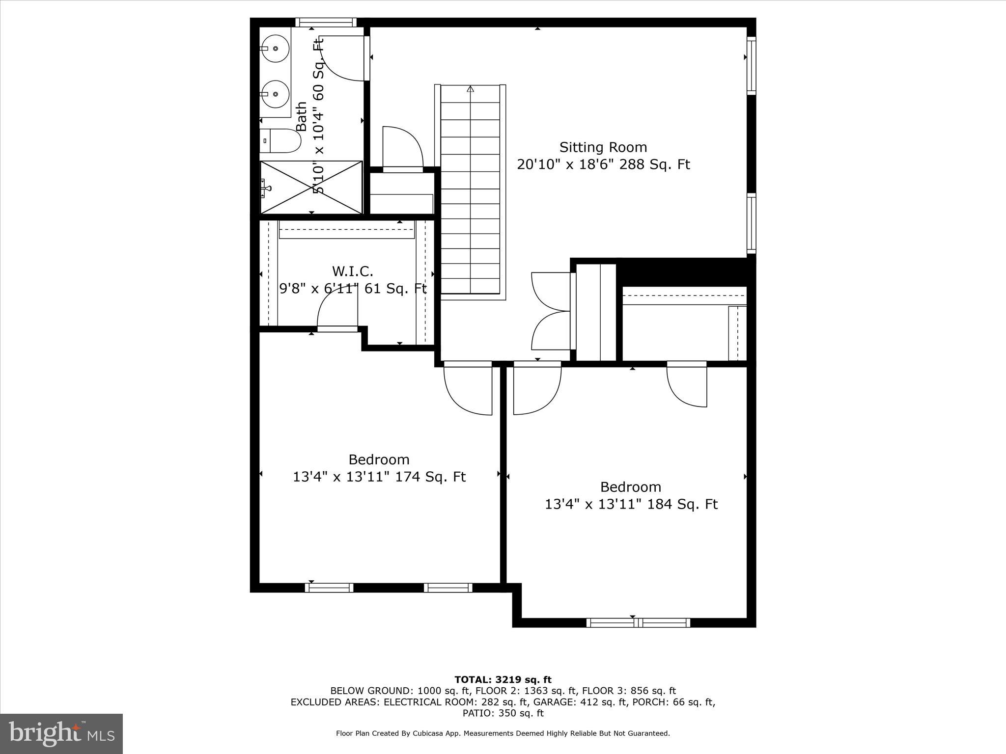 111 Ellison Drive Milton, DE 19968 - Photo 48 of 69 3rd_floor_111_ellison_drive_milton_with_dim