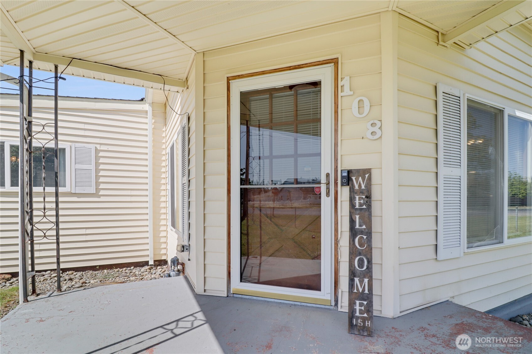 108 2nd Street Southeast Rainier, WA 98576 - Photo 2 of 40 a view of a bathroom with a glass door and a window
