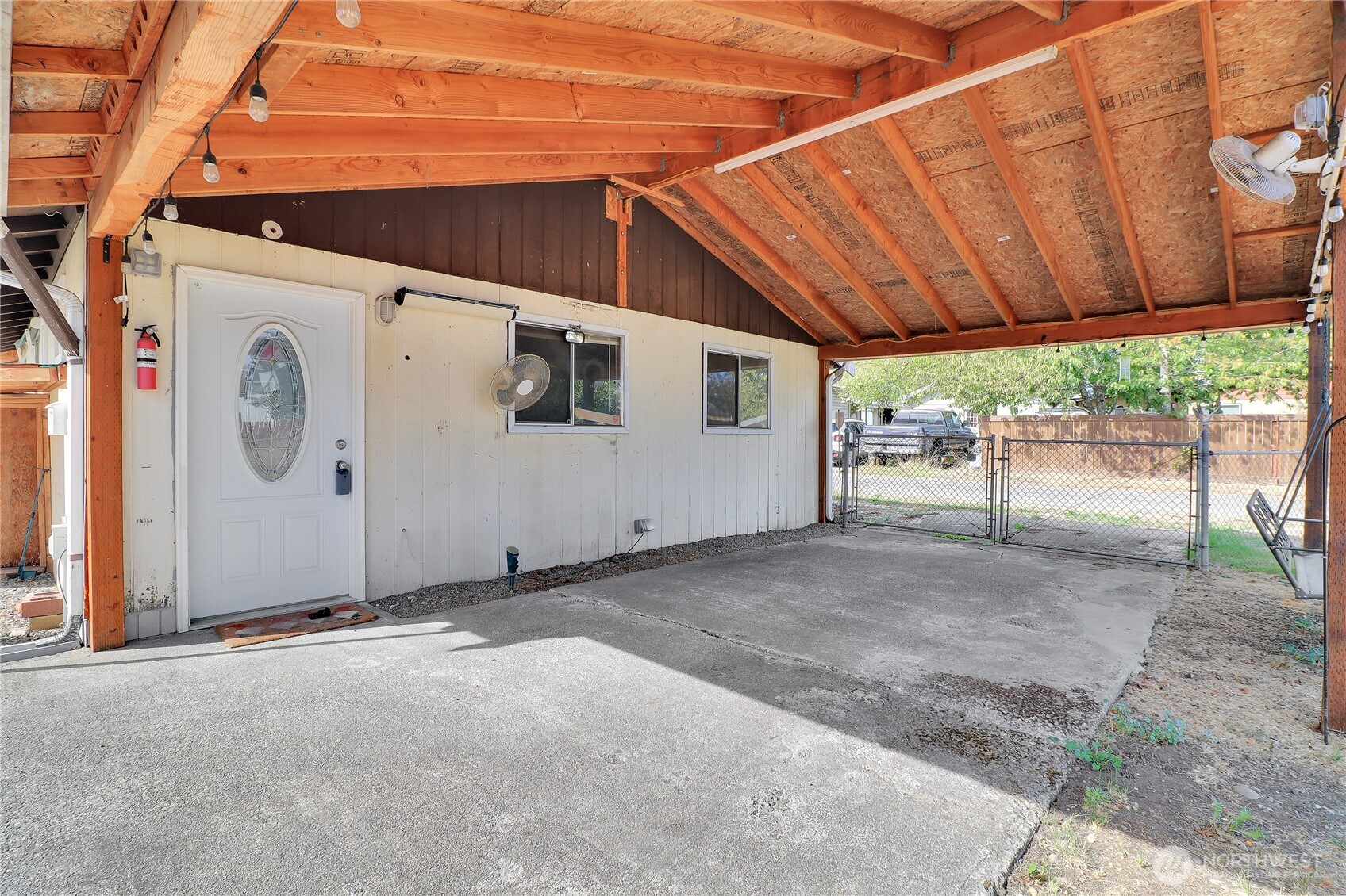 108 2nd Street Southeast Rainier, WA 98576 - Photo 29 of 40 a view of a back yard of the house