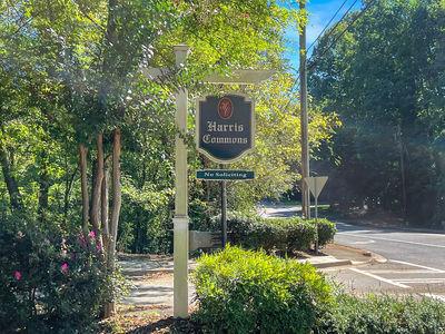 1232 Harris Commons Place, Unit 15 Roswell, GA 30076 - Photo 36 of 36 a sign that is on the side of a road