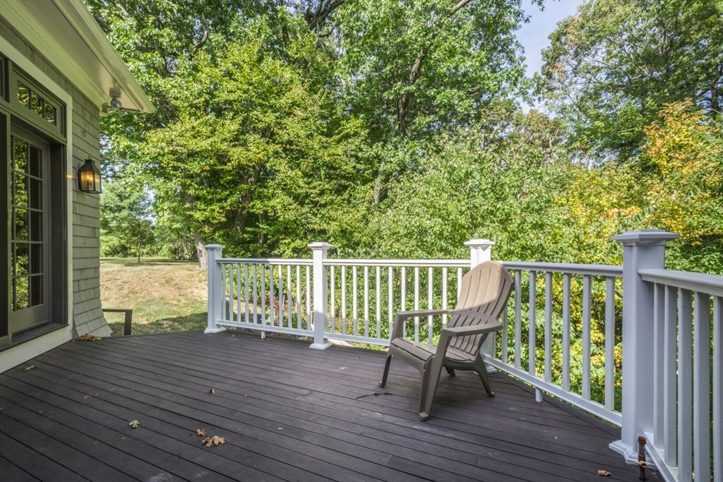 21 Sage Hill Road Wayland, MA 01778 - Photo 36 of 42 a view of balcony with wooden floor and outdoor seating