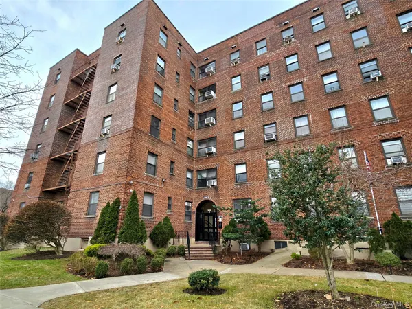 a front view of a building