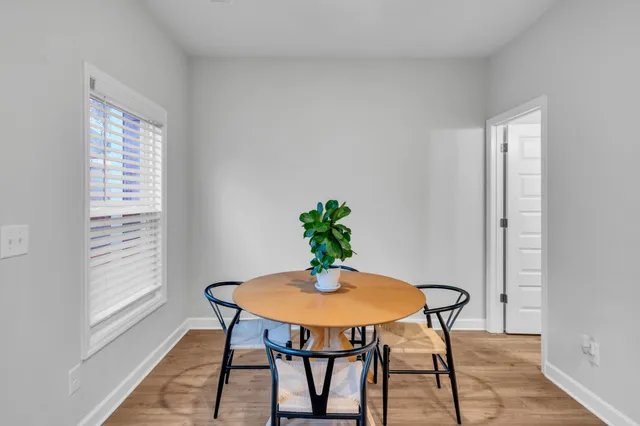 a view of a kitchen counter top space