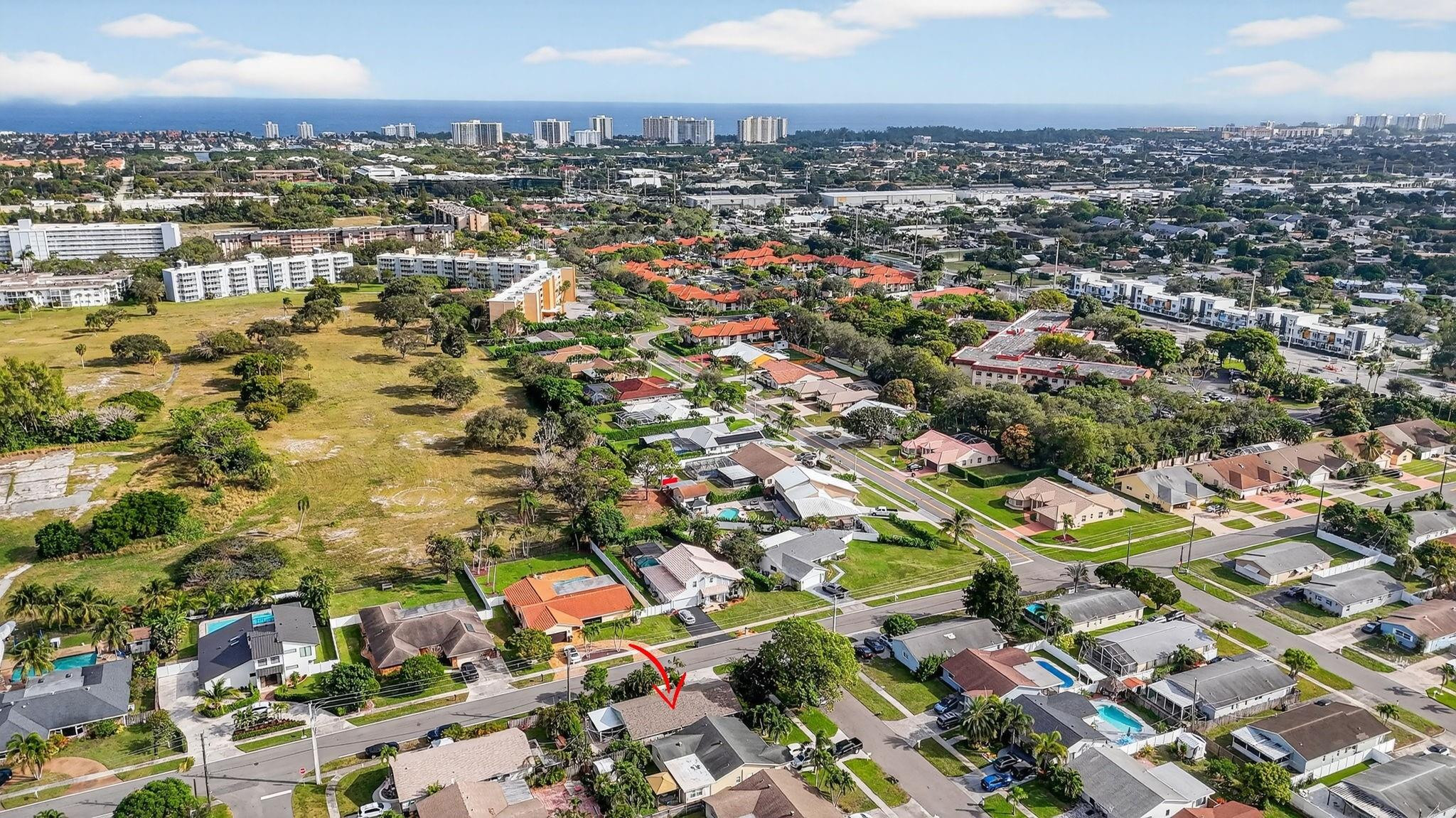 501 Northwest 54th Street Boca Raton, FL 33487 - Photo 40 of 44 an aerial view of multiple house