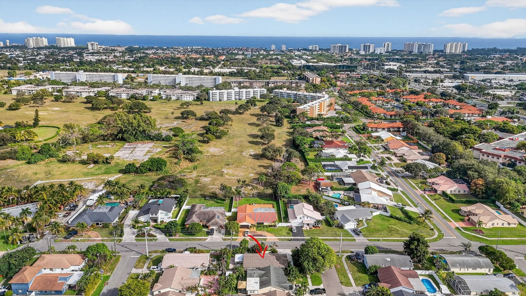501 Northwest 54th Street Boca Raton, FL 33487 - Photo 41 of 44 an aerial view of a city