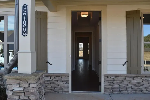 a view of entrance door of the house
