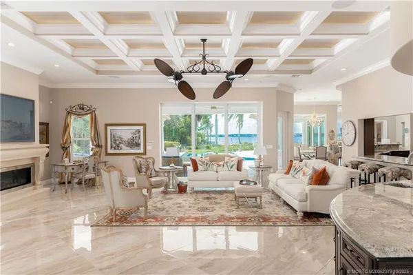 a view of livingroom with furniture and wooden floor