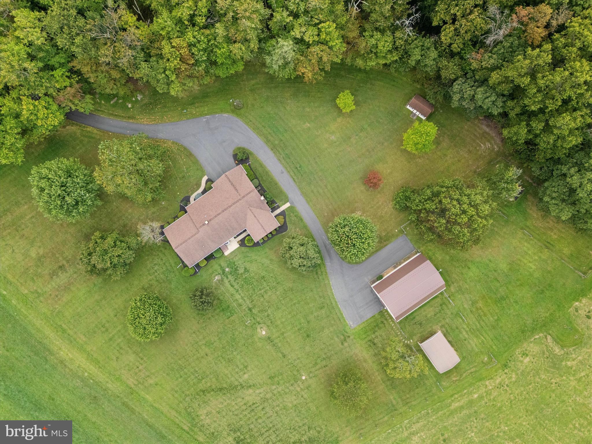 1690 Kumry Road Quakertown, PA 18951 - Photo 33 of 34 an aerial view of residential house with outdoor space and swimming pool