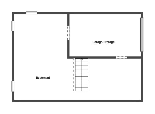a view of a storage & utility room
