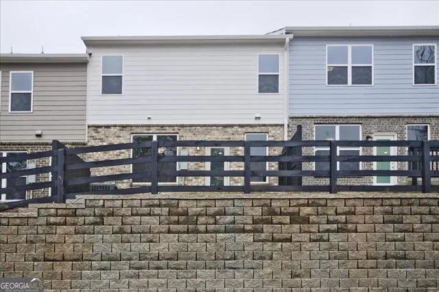 a front view of a building