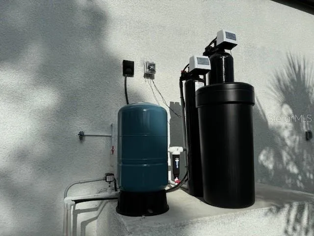 a view of water heater room