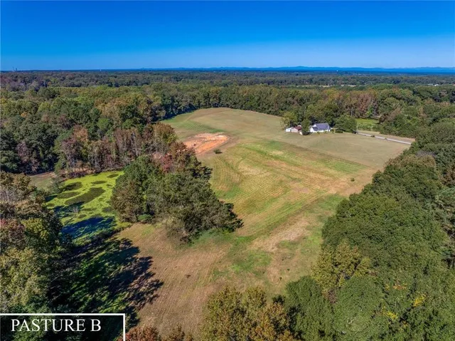 a view of a green field