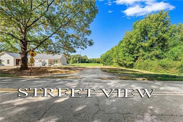 a view of street with trees