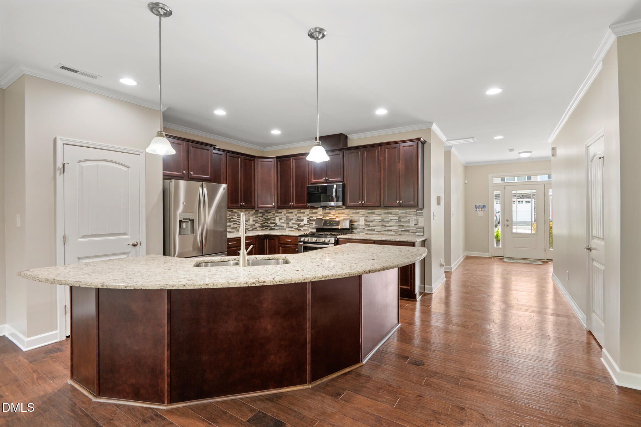 5500 Nur Lane Raleigh, NC 27606 - Photo 4 of 36 Hallway to Kitchen and Living Room