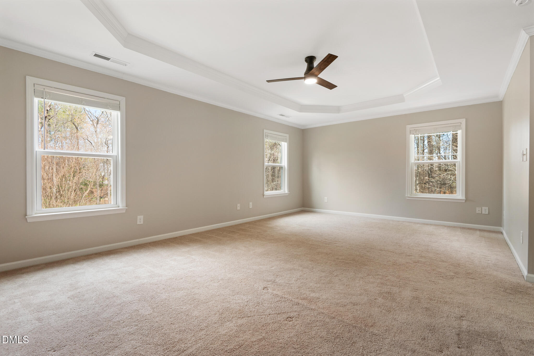 5500 Nur Lane Raleigh, NC 27606 - Photo 5 of 36 Primary with trey ceiling