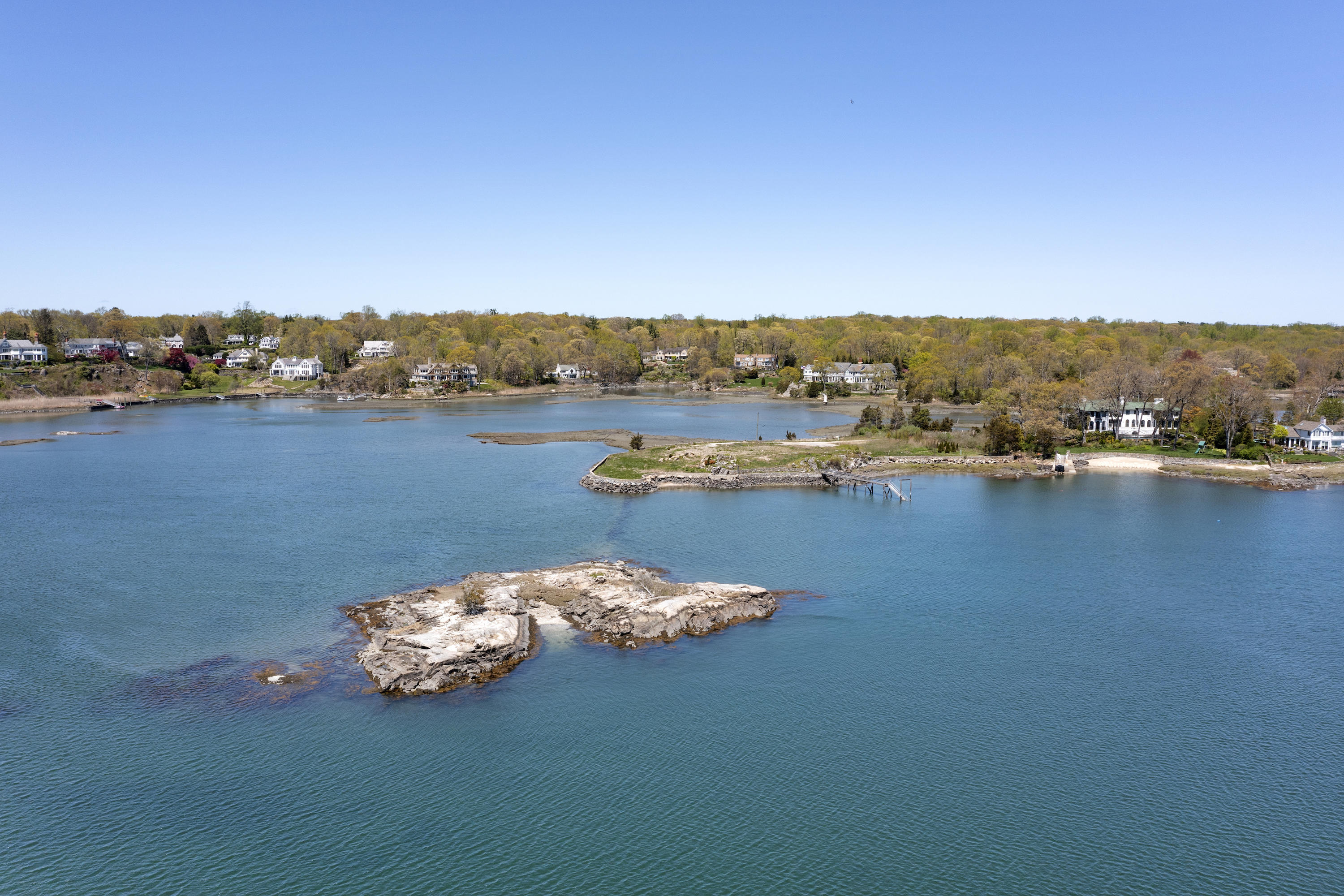 122 Delafield Island Road Darien, CT 06820 - Photo 11 of 34 a view of a lake with mountain