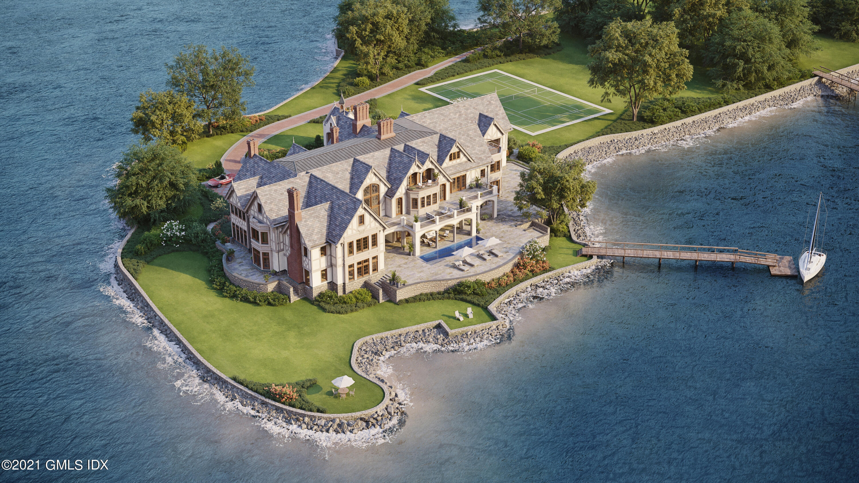 122 Delafield Island Road Darien, CT 06820 - Photo 3 of 34 a view of a wooden floor