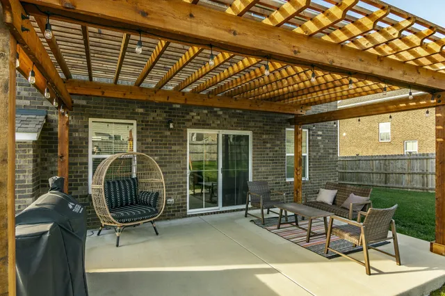 a view of sitting area in balcony