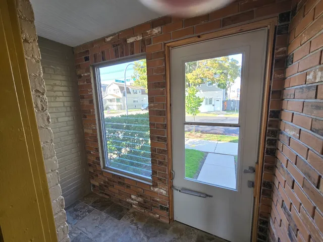 a view of outdoor space and a window