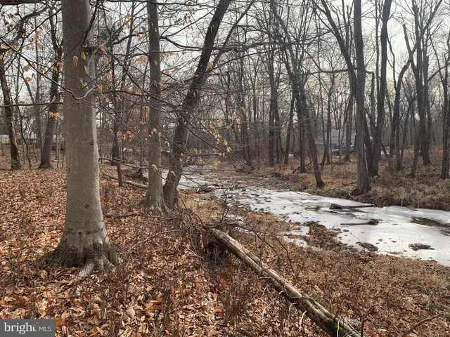 a view of a wooden bridge