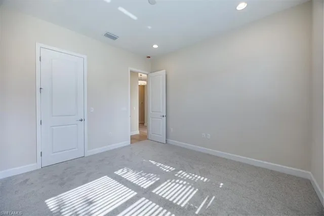 a view of an empty room