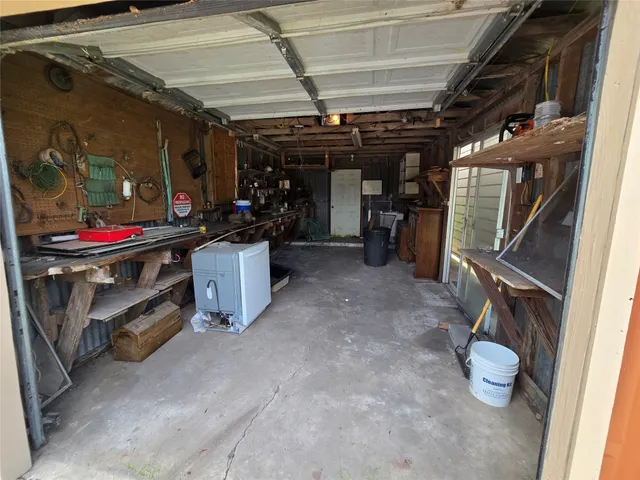a view of storage and utility room