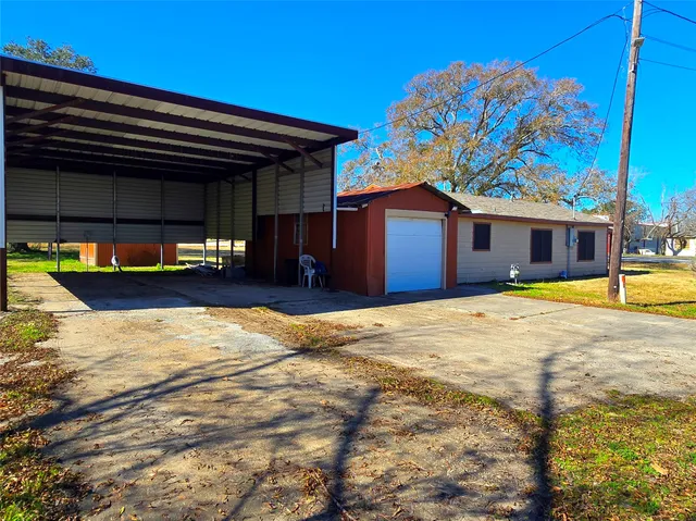 a view of a house with a swimming pool