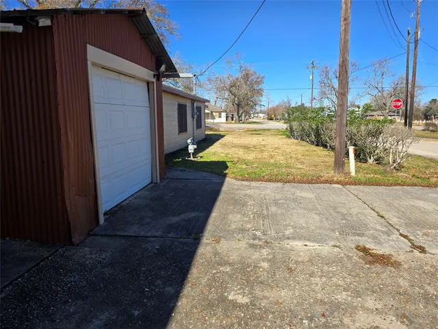 a view of small yard