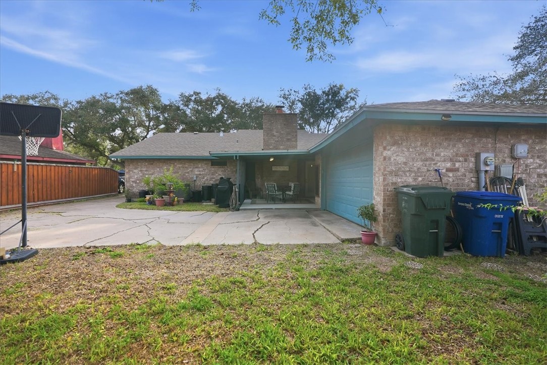 4218 Beard Drive Corpus Christi, TX 78413 - Photo 30 of 31 a view of a yard with an outdoor space