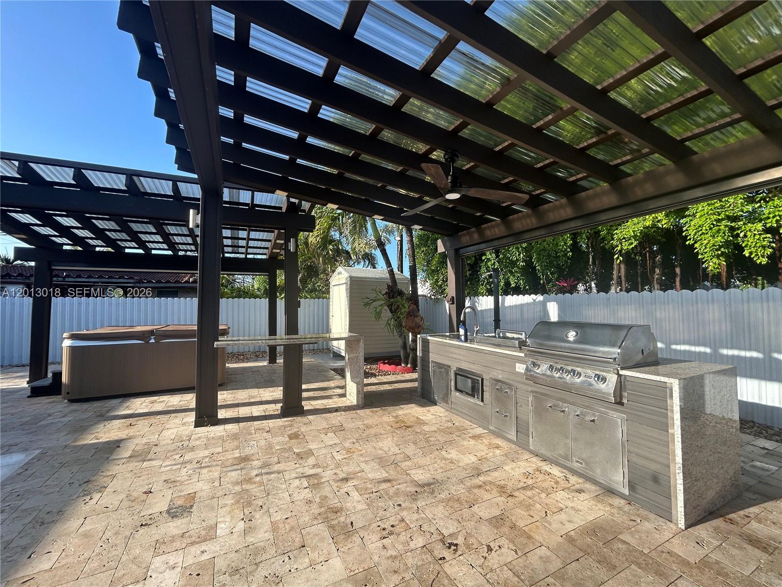 6202 Southwest 107th Avenue Miami, FL 33173 - Photo 18 of 22 a view of a porch with wooden floor