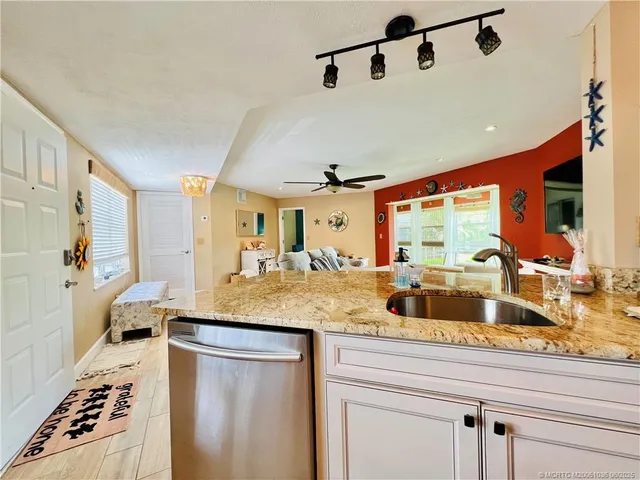 a very nice looking room with a large window