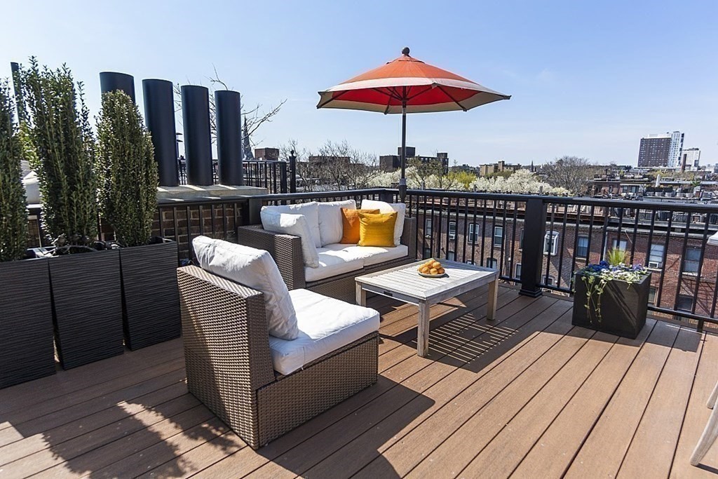 40 Rutland Square, Unit 5 Boston, MA 02118 - Photo 14 of 19 a view of balcony with outdoor seating