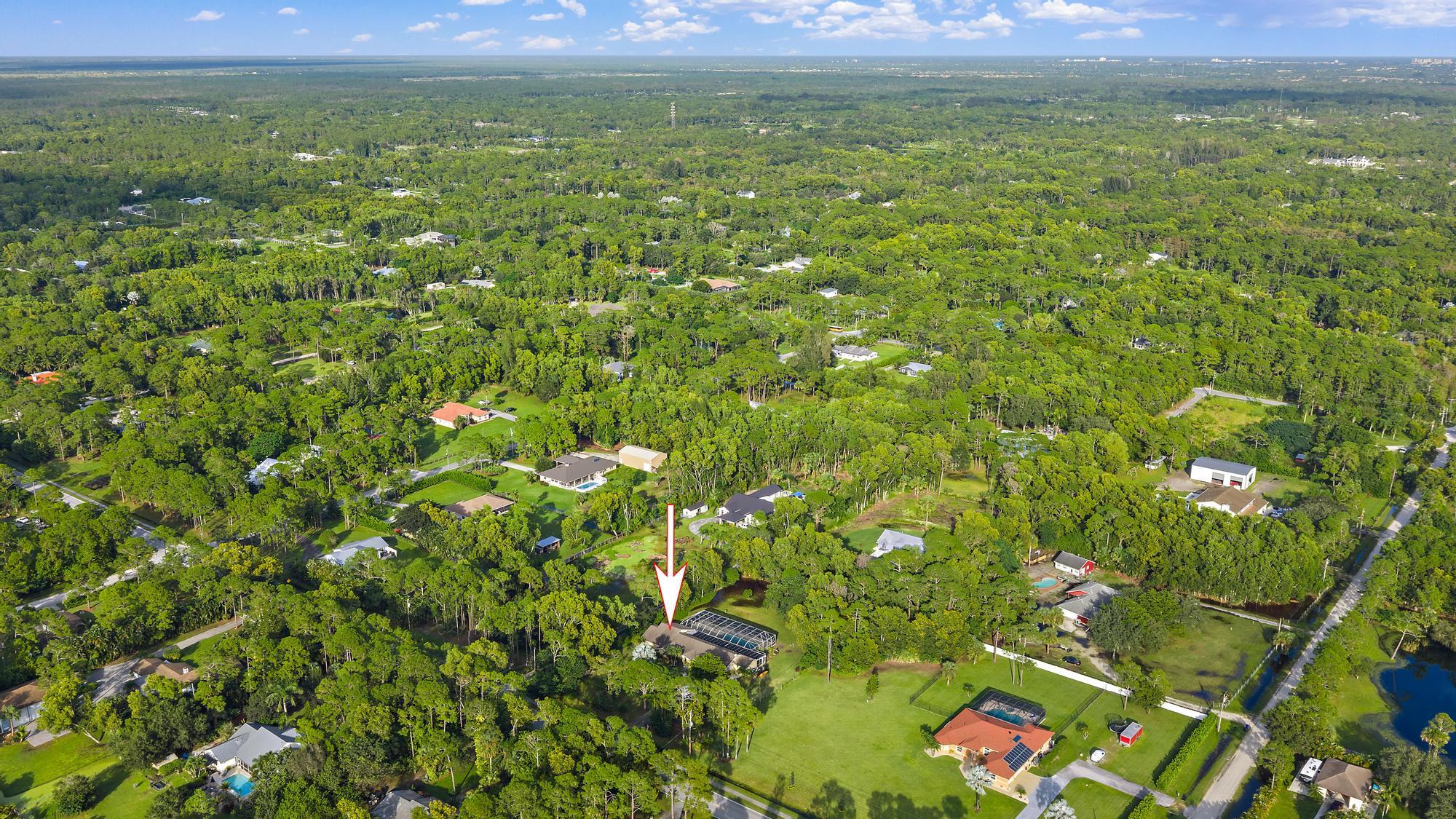 16338 Alexander Run Jupiter, FL 33478 - Photo 29 of 32 a view of a big yard with lots of bushes