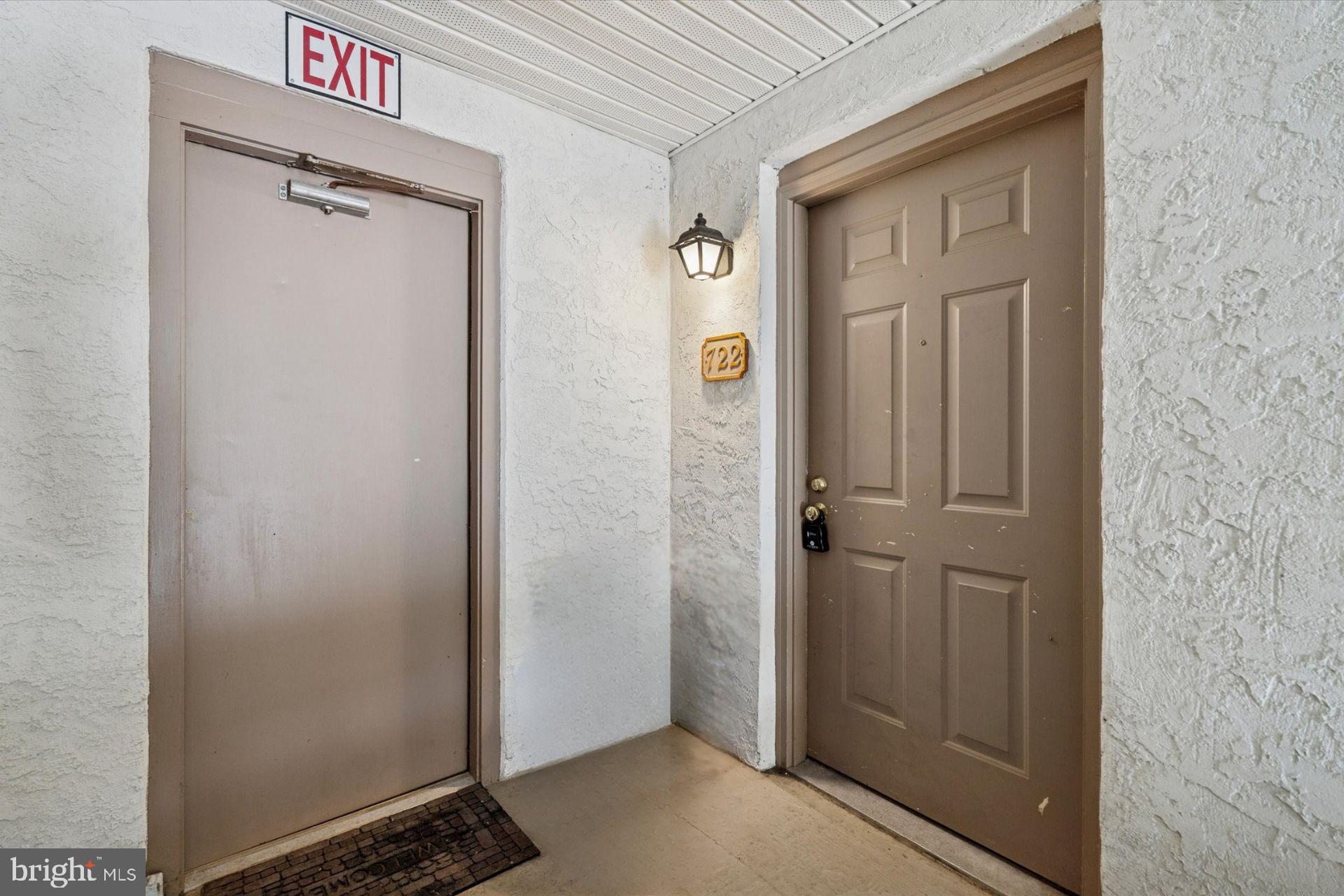 722 Washington Place, Unit 22 Chesterbrook, PA 19087 - Photo 3 of 19 Front Door to Unit