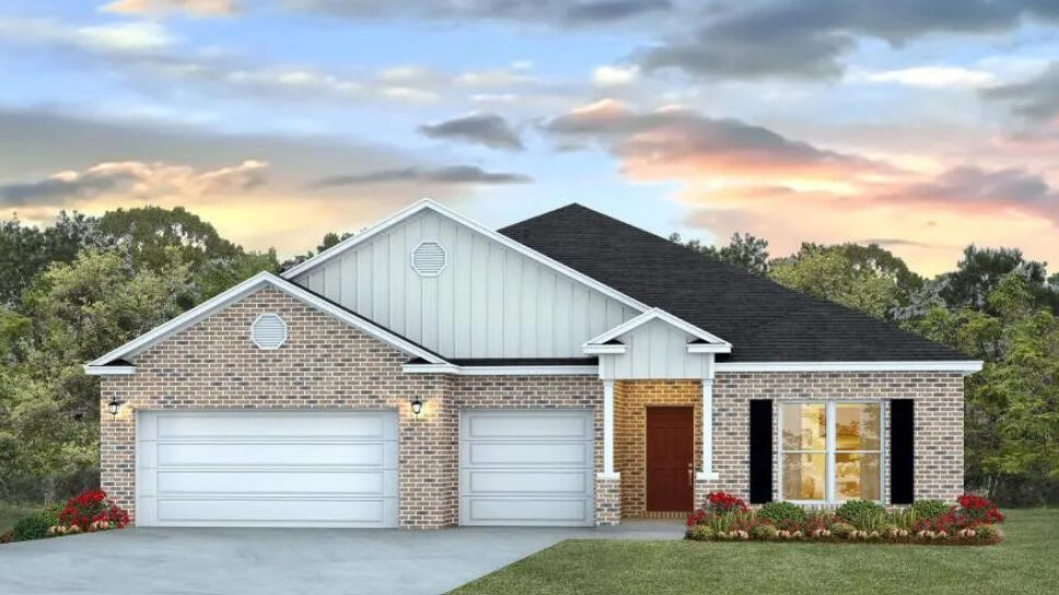 a view of house with yard and entertaining space
