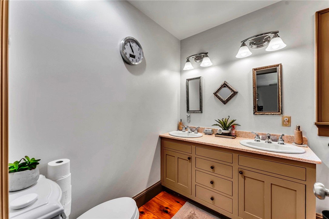 287 Pink Street Middlefield, NY 13326 - Photo 22 of 49 2nd Floor primary bath with double sinks