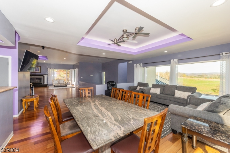 155 Route560 Layton, NJ 07851 - Photo 14 of 42 a living room with furniture kitchen view and a large window