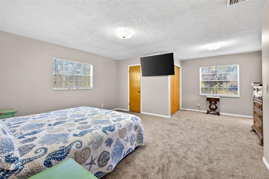 619 Limona Road Brandon, FL 33510 - Photo 24 of 32 a spacious bedroom with a bed and a flat screen tv