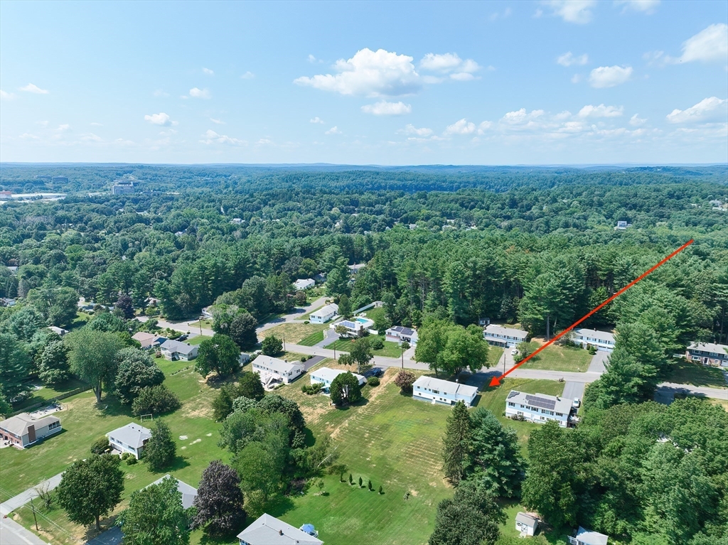 19 Ledgewood Road Framingham, MA 01701 - Photo 36 of 42 an aerial view of a house with a yard and lake view