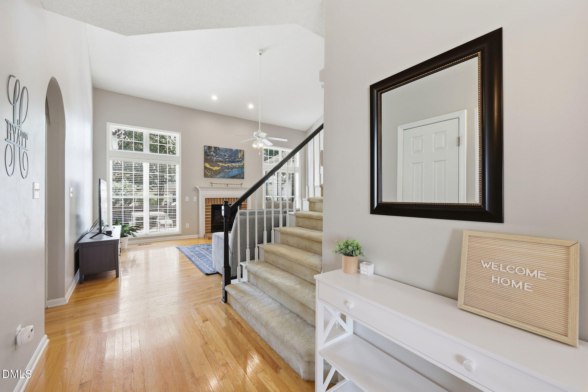 8900 Eaglebrook Court Raleigh, NC 27617 - Photo 6 of 40 Views from the Foyer